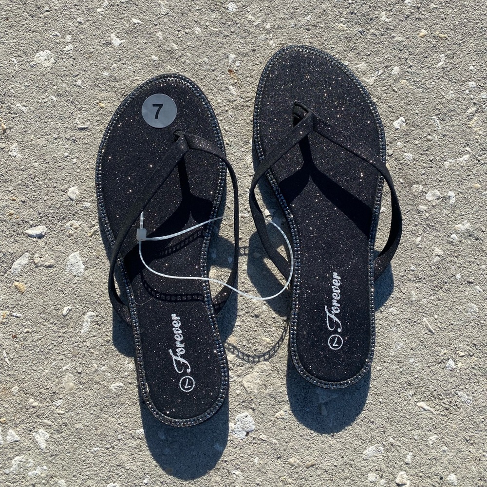 Glittery sandals